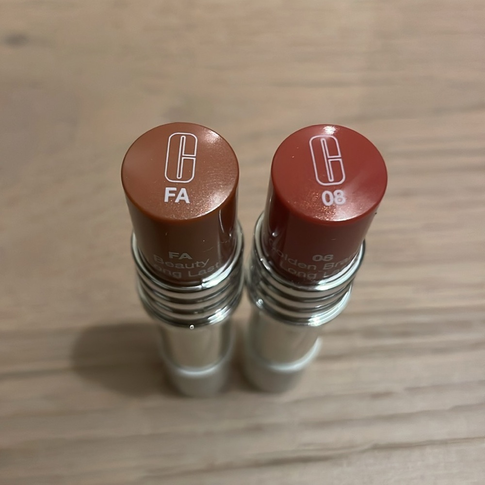New Clinique tester lipstick set of 2 - Picture 2 of 3